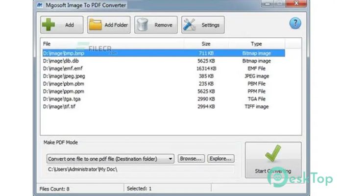 Descargar Mgosoft Image To PDF Converter  8.7.5 Completo Activado Gratis