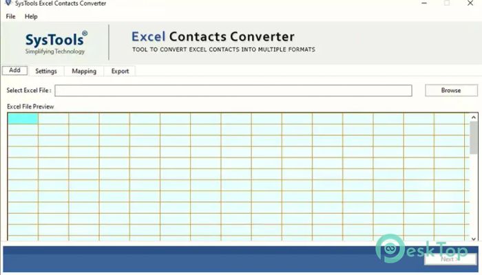 ysTools Excel Contacts Converter 4.0 Tam Sürüm Aktif Edilmiş Ücretsiz İndir