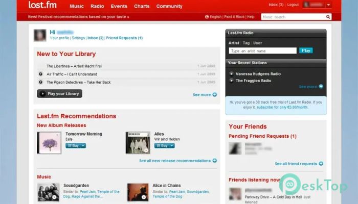 Last.fm Desktop Scrobbler