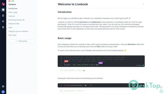 Livebook 1.0.0 完全アクティベート版を無料でダウンロード