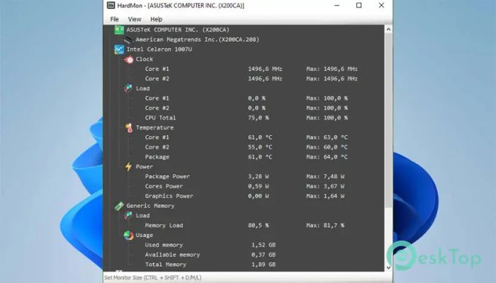 Download HardMon 1.0.50612 Free Full Activated