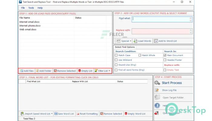 Text Search and Replace Tool 4.6.1.23 Tam Sürüm Aktif Edilmiş Ücretsiz İndir