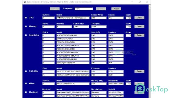 Basic Hardware Inventory 9.03 Tam Sürüm Aktif Edilmiş Ücretsiz İndir