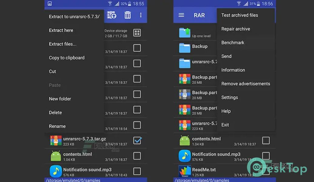 Télécharger RAR 7.11 build 127 APK MOD Gratuitement et Complet