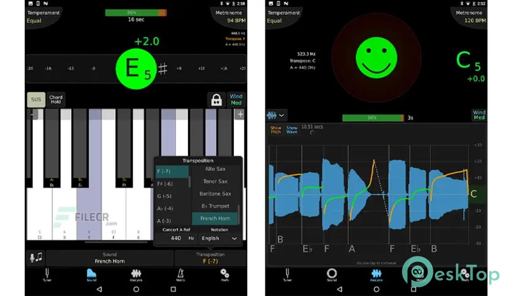 TonalEnergy Tuner and Metronome 1.9.21 APK MOD मुफ्त पूर्ण डाउनलोड