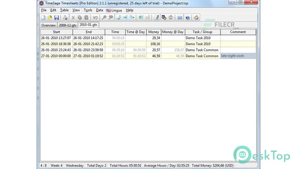 MicroSys TimeSage Timesheets 2.3.3 完全アクティベート版を無料でダウンロード