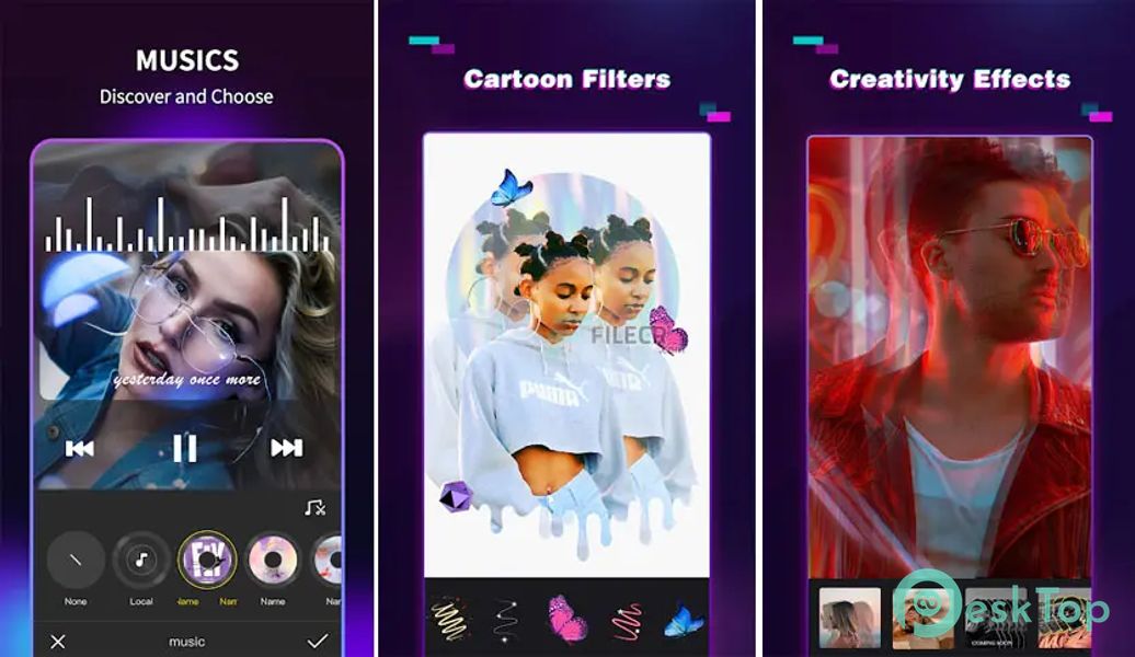 Cap Cut – Photo Music Video Editor and Maker – Vidos v2.19.295 APK MOD Unlocked (Full) Free Download