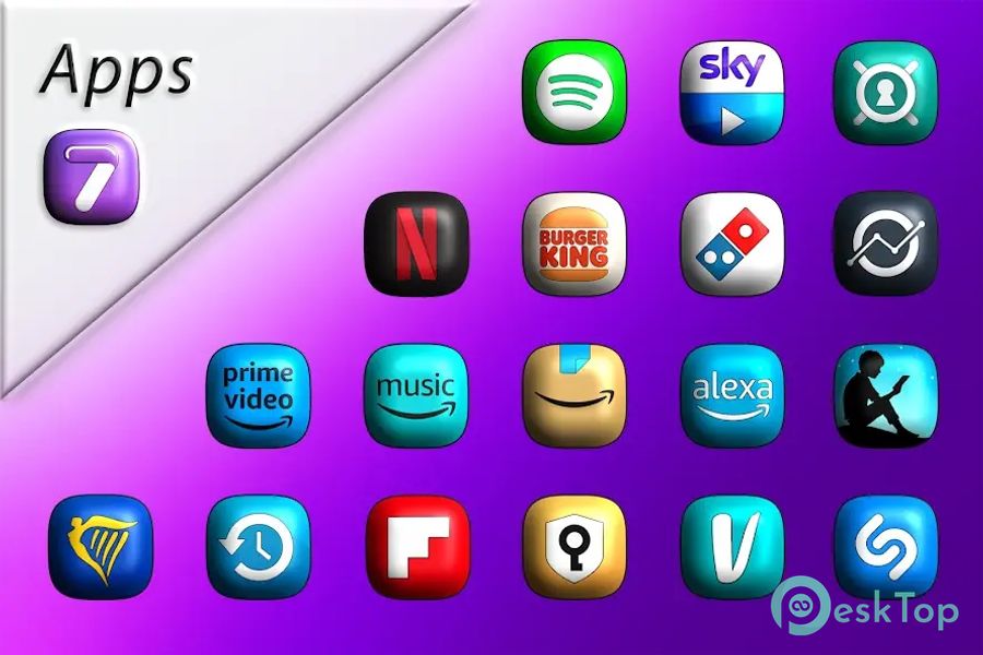 One UI 7 3D - Icon Pack 8.4 APK MOD Unlocked (Full) Free Download