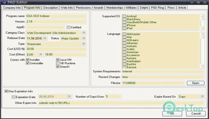 Download GSA Auto SoftSubmit 1.0 Free Full Activated