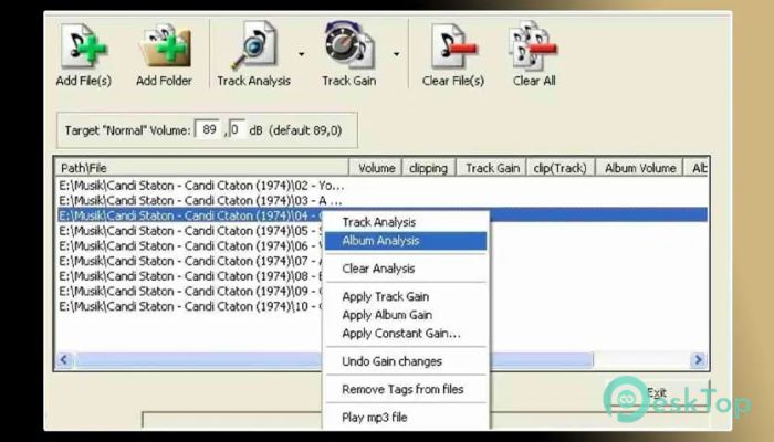 Descargar MP3Gain 1.2.5 Completo Activado Gratis