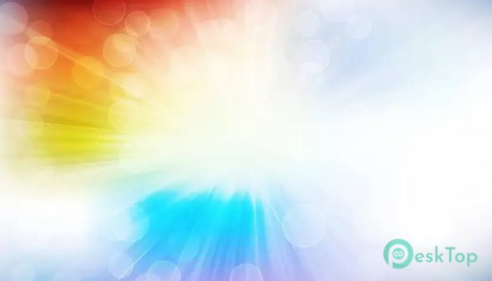 Colorful Light Burst Background