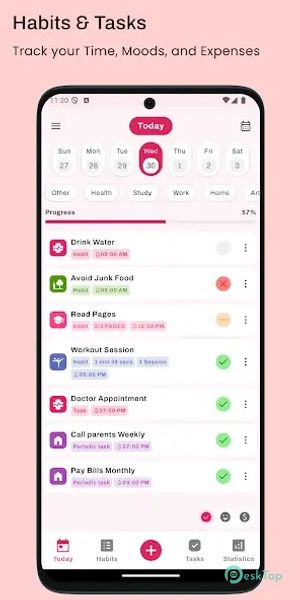 Habit Tracker - HabitGenius 1.2.8 APK MOD Tam Ücretsiz İndir