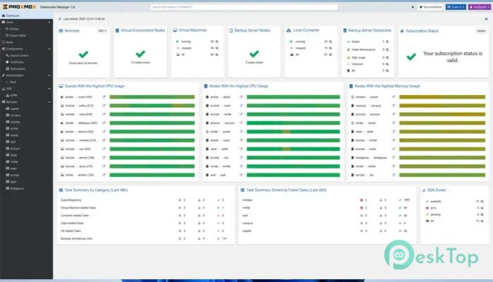 تحميل برنامج Proxmox Datacenter Manager  1.1 برابط مباشر