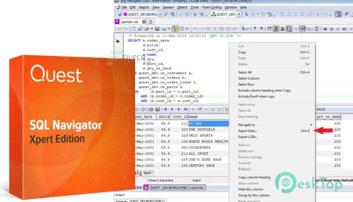 Download SQL Navigator for Oracle XPert Edition 7.6.0.124 Free Full Activated