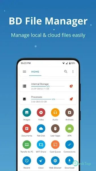 BD File Manager File Explorer 1.7.14 APK MOD Tam Ücretsiz İndir