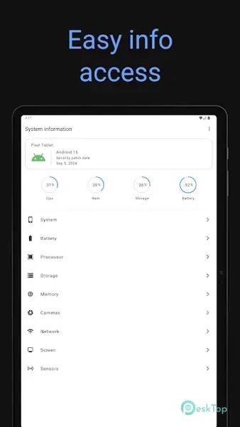 System information 15.0.1 APK MOD フル無料ダウンロード