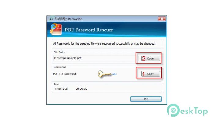 Daossoft PDF Password Rescuer 7.0.1.1 Tam Sürüm Aktif Edilmiş Ücretsiz İndir
