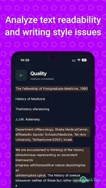 Essay Checker - Text Elevate 1.0.6 APK MOD Полная бесплатная загрузка