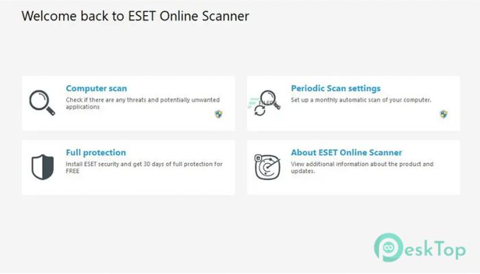  تحميل برنامج ESET Online Scanner 3.7.4 برابط مباشر