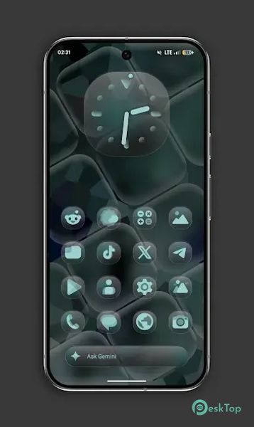 Glassy MaterialYou Icons 1.6.0 APK MOD Tam Ücretsiz İndir