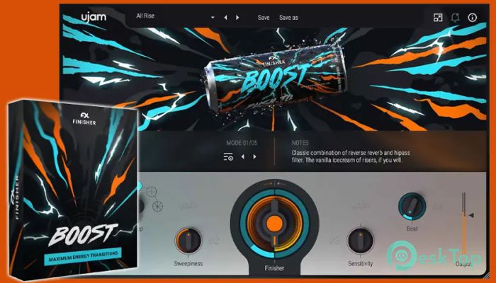 UJAM Finisher BOOST 1.4.0 完全アクティベート版を無料でダウンロード