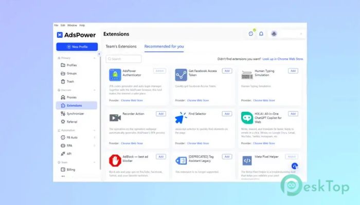 AdsPower Browser 6.5.28 Tam Sürüm Aktif Edilmiş Ücretsiz İndir