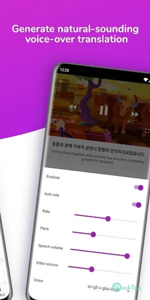 Translate subtitles for videos