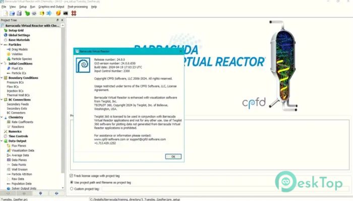 CPFD Barracuda Virtual Reactor 24.0.0 完全アクティベート版を無料でダウンロード