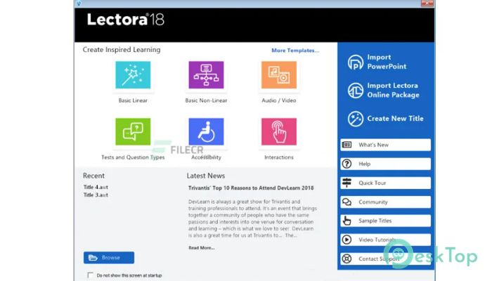 Lectora Inspire 18.2.3 Build 11897 Tam Sürüm Aktif Edilmiş Ücretsiz İndir
