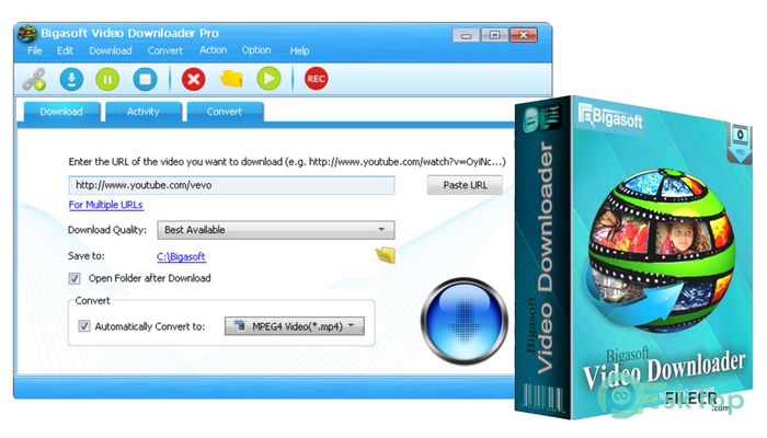 Download Bigasoft Video Downloader Pro 3.25.2.8382 Free Full Activated