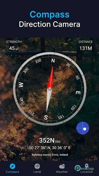 Compass app - Accurate Compass 3.1.3 APK MOD Tam Ücretsiz İndir