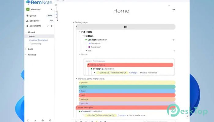 تحميل برنامج RemNote 1.0 برابط مباشر