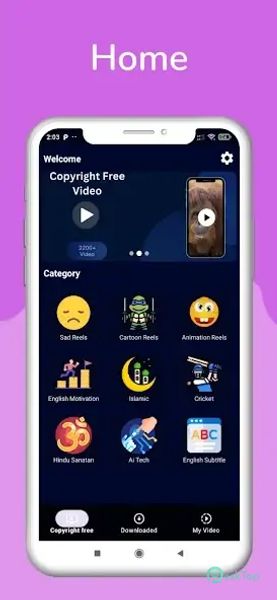 No Copyright Reels Video 17.0 APK MOD Descarga gratuita completa