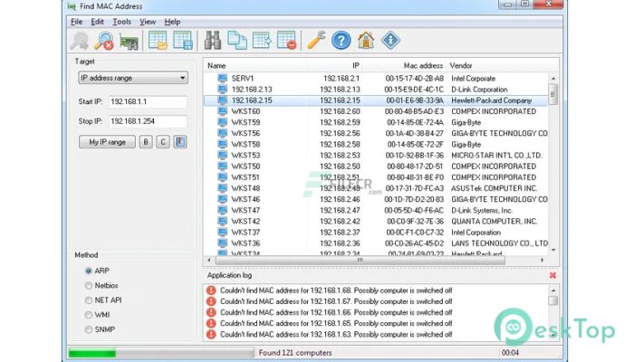 LizardSystems Find MAC Address  23.04 Tam Sürüm Aktif Edilmiş Ücretsiz İndir