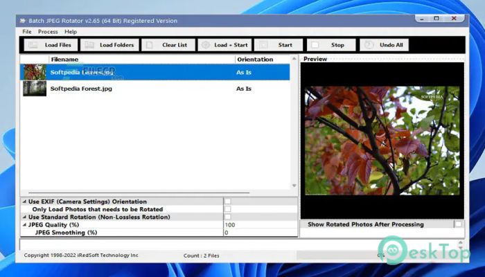 IRedSoft Batch JPEG Rotator 2.77 完全アクティベート版を無料でダウンロード