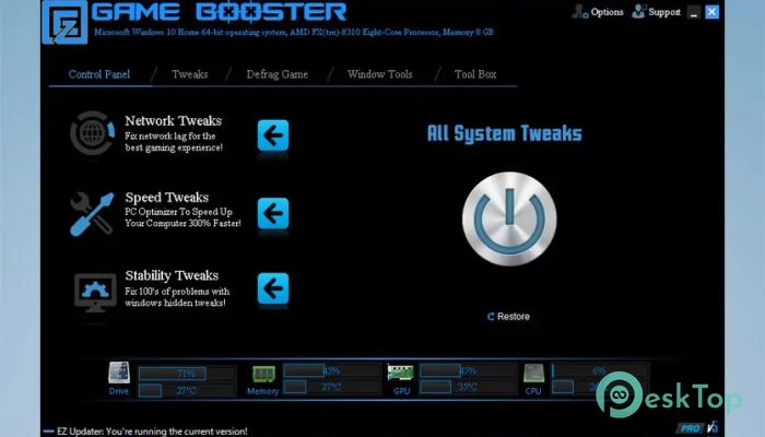 Download EZ Game Booster 2.0 Free Full Activated
