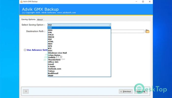 Download Advik GMX Backup 4.0 Free Full Activated