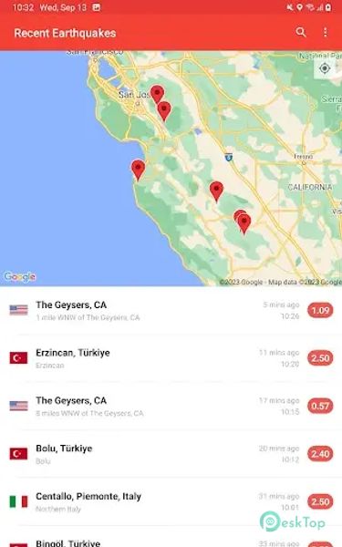 My Earthquake Alerts Pro 5.8.3 APK MOD Полная бесплатная загрузка