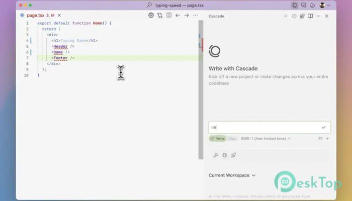 Windsurf Editor 1.12.36 Tam Sürüm Aktif Edilmiş Ücretsiz İndir