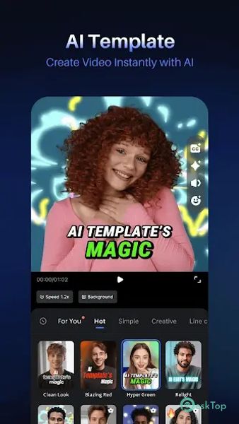 Vmake: AI Talking Video Editor 2.11.10 APK MOD تحميل مجاني كامل