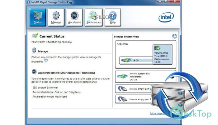  تحميل برنامج Intel Rapid Storage Technology (RST)  18.1.6.1039 برابط مباشر