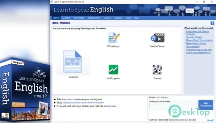 Télécharger Learn to Speak English Deluxe 12.0.0.18 Gratuitement Activé Complètement