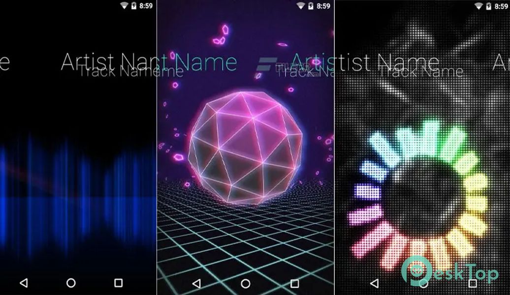 Audio Glow Live Wallpaper v3.1.7 APK MOD Tam Ücretsiz İndir
