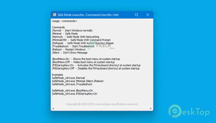 Download Safe Mode Launcher 1.1 Free Full Activated