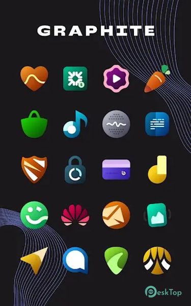 Graphite Icon Pack 3.0.9 APK MOD フル無料ダウンロード