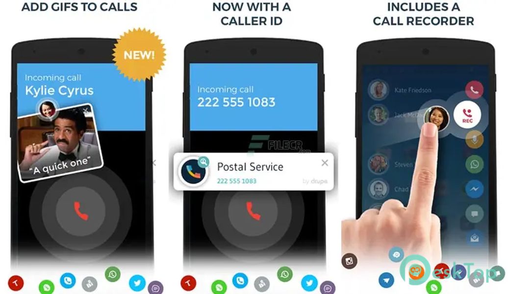 Télécharger Phone Dialer & Contacts - drupe 3.18.6.3 APK MOD Gratuitement et Complet