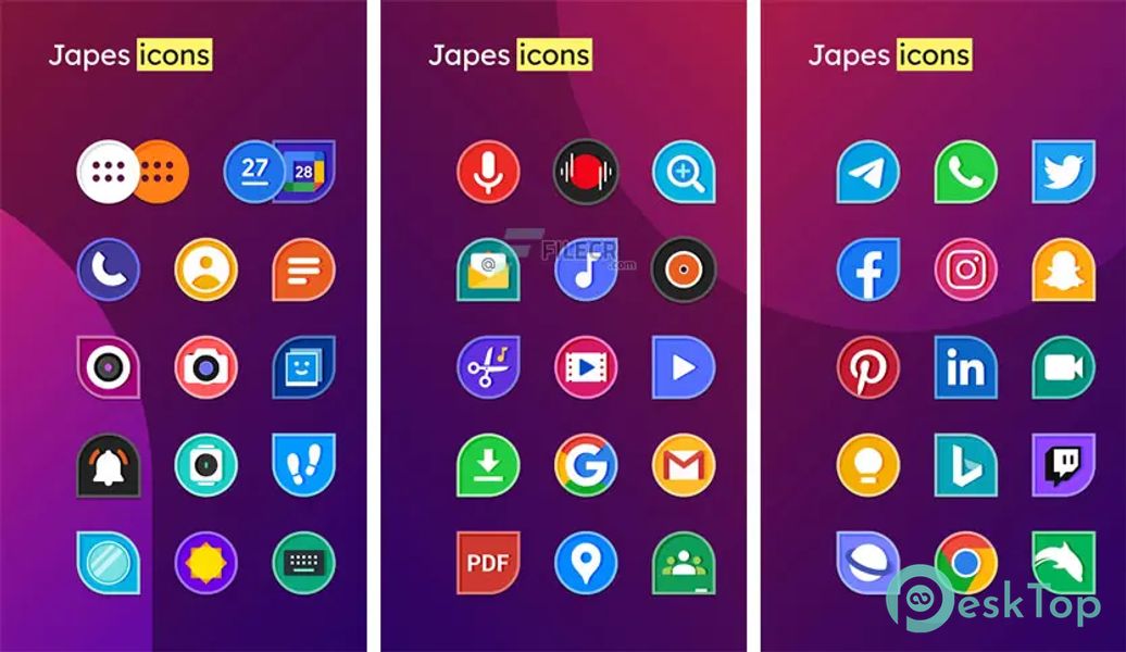 Japes – Icon Pack v1.2.33 APK MOD Tam Ücretsiz İndir