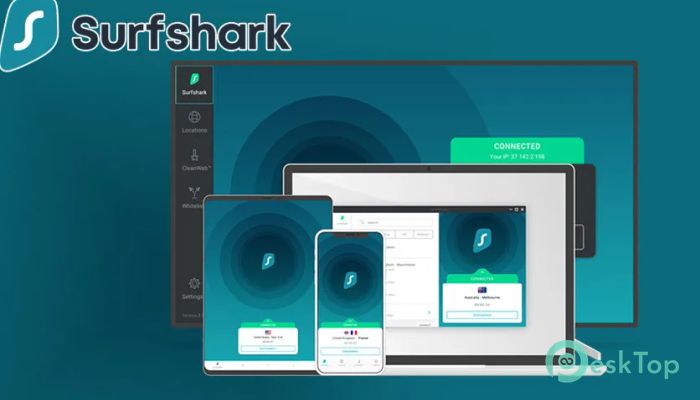 SurfShark VPN  Tam Sürüm Aktif Edilmiş Ücretsiz İndir