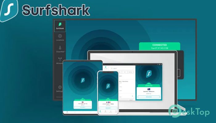 SurfShark VPN  完全アクティベート版を無料でダウンロード