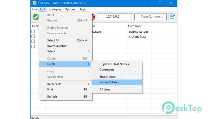  تحميل برنامج BlueLife Hosts Editor  1.5 برابط مباشر